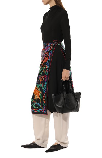 Шелковый платок lemur in black KIRILL OVCHINNIKOV, арт. 90\L, фото 2