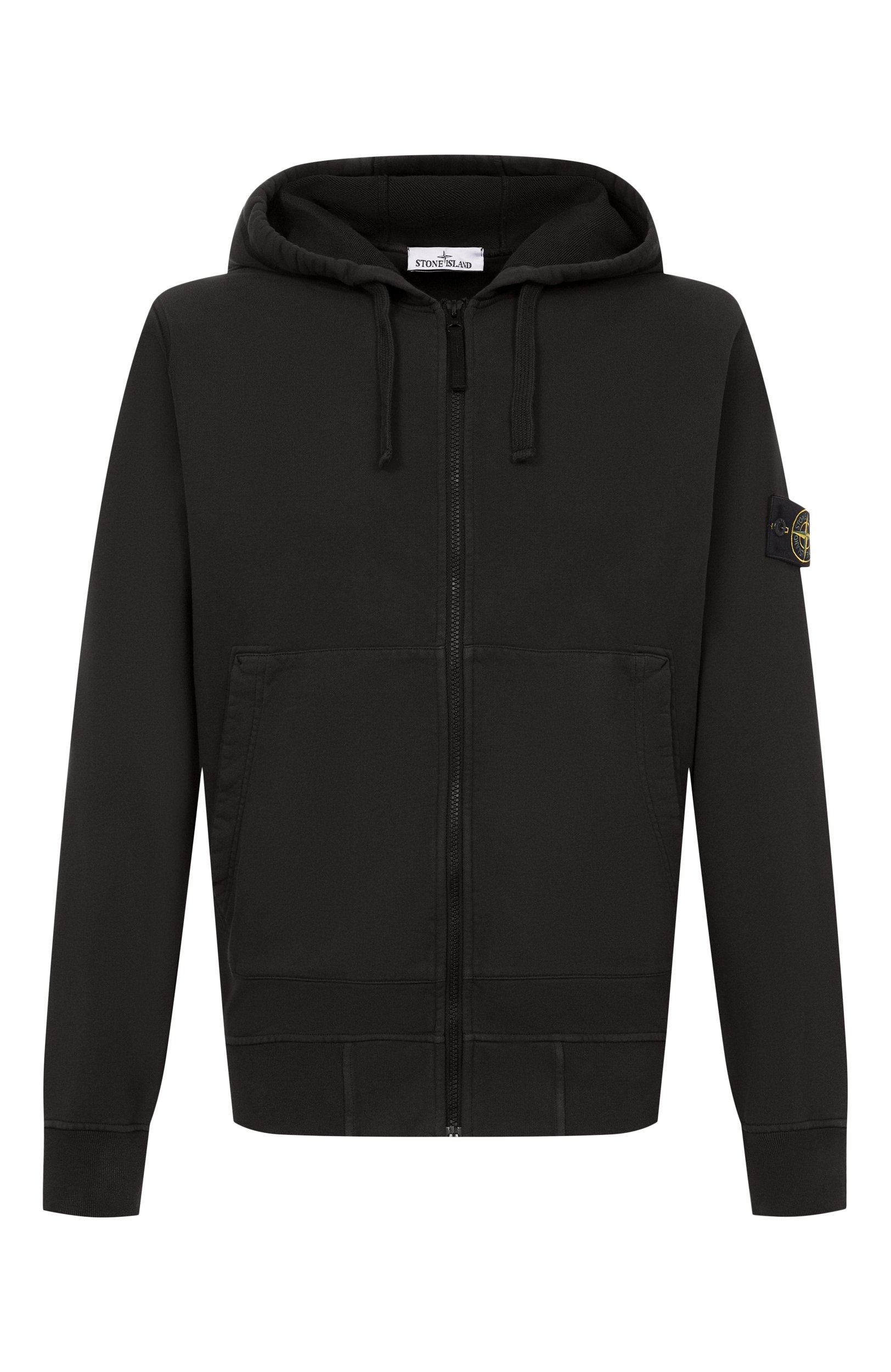 Хлопковая толстовка STONE ISLAND черного цвета по цене 49950 руб., арт. K2S156100061/S0051, фото 1 Хлопковая толстовка STONE ISLAND, арт. K2S156100061/S0051, фото 1