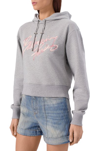 Хлопковое худи BALMAIN, арт. GF1JR030/BD43, фото 3