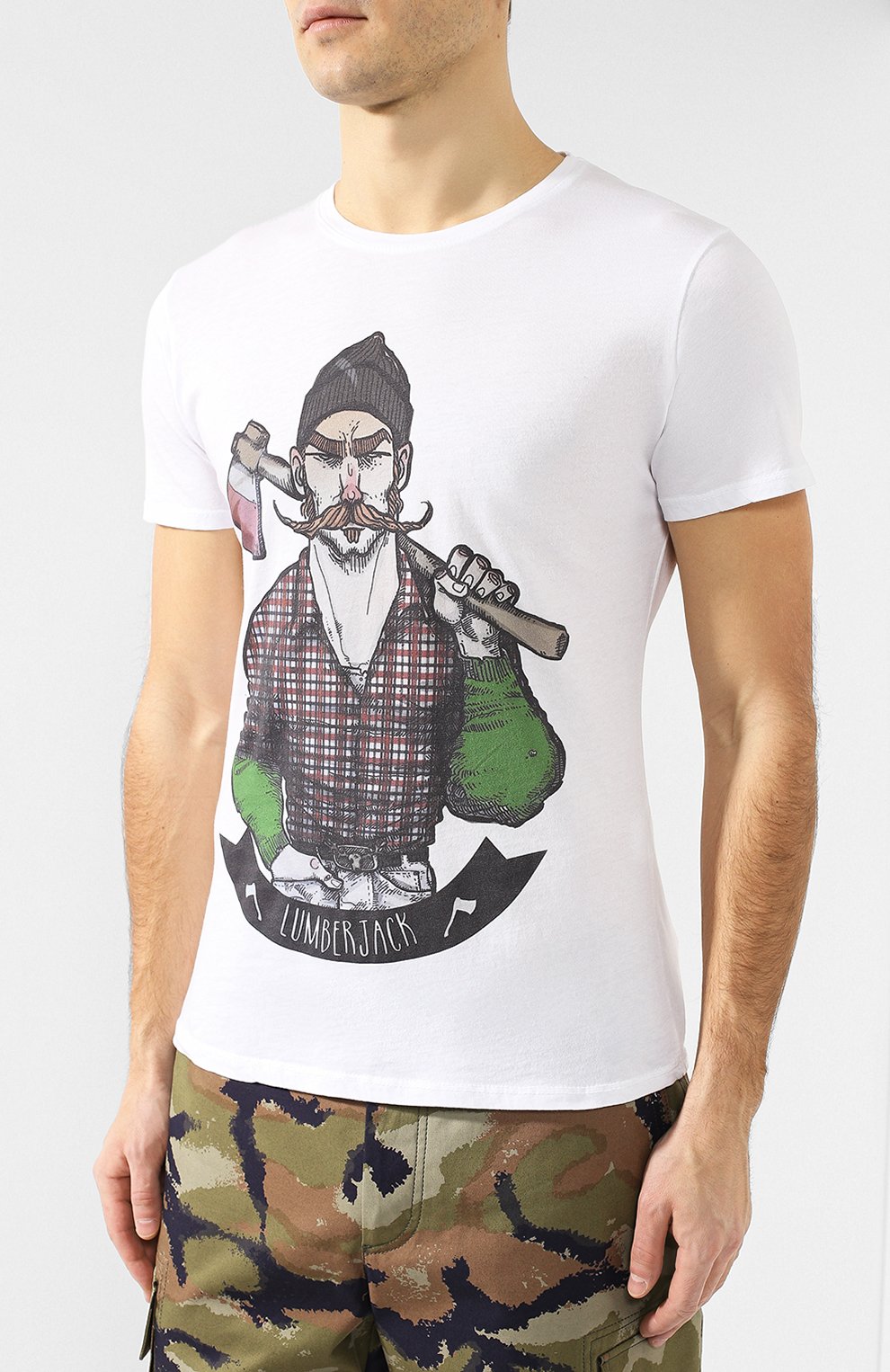 Хлопковая футболка BISIBIGLIO, арт. LUMBERJACK, фото 3