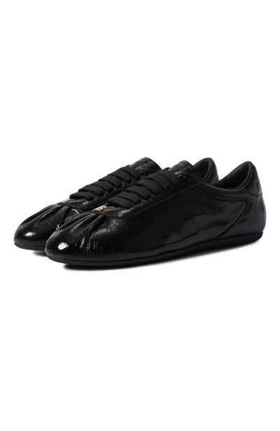 Лакированные кроссовки ballet DOLCE & GABBANA черного цвета по цене 72450 руб., арт. CK2485/A9U97, фото 1 Лакированные кроссовки ballet DOLCE & GABBANA, арт. CK2485/A9U97, фото 1