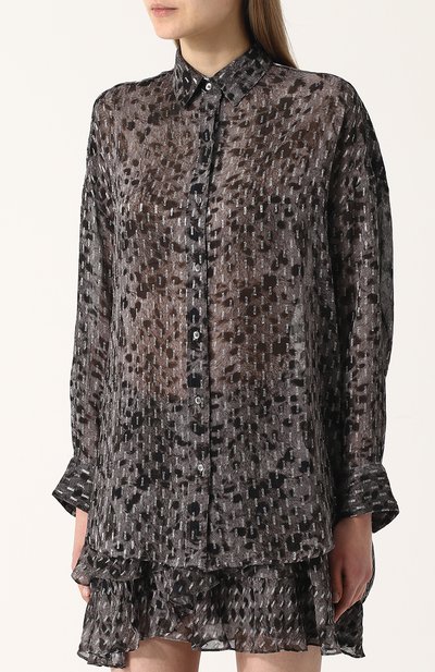 Блуза свободного кроя из вискозы IRO, арт. 18SWP18CARN, фото 3