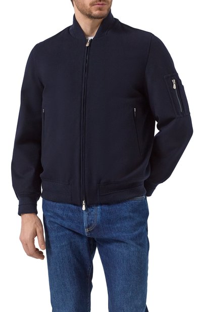 Шерстяной бомбер BRUNELLO CUCINELLI, арт. MM4636474, фото 3