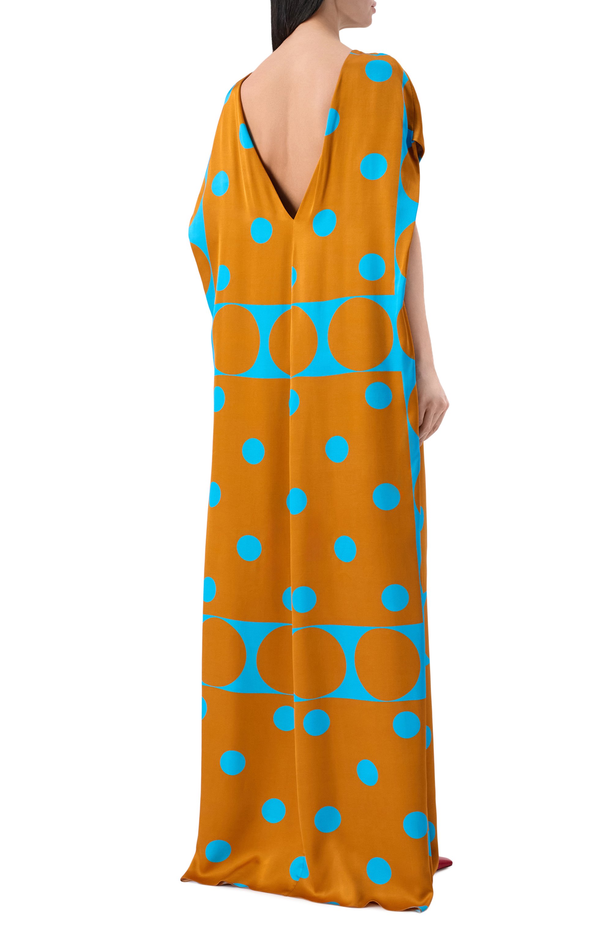 Платье из вискозы DRIES VAN NOTEN разноцветного цвета по цене 263500 руб., арт. 011035/3188, фото 3 Платье из вискозы DRIES VAN NOTEN, арт. 011035/3188, фото 3