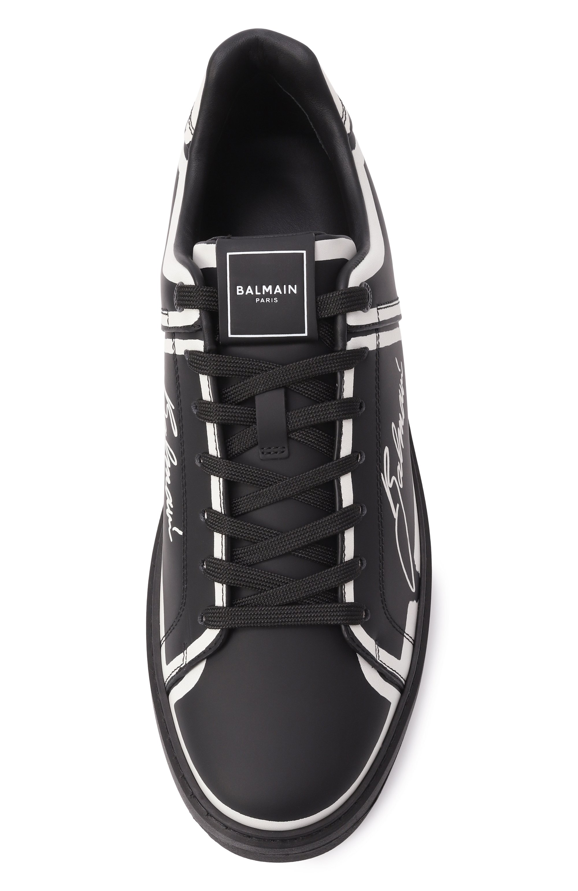 �Кожаные кеды b-court BALMAIN, арт. EM1VI288/LCLP, фото 6