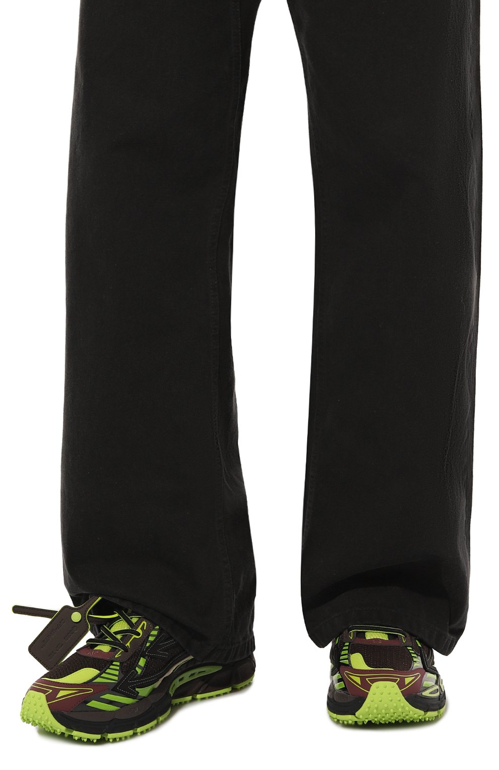 Комбинированные кроссовки be right back OFF-WHITE, арт. 0MIA295W24FAB001, фото 3