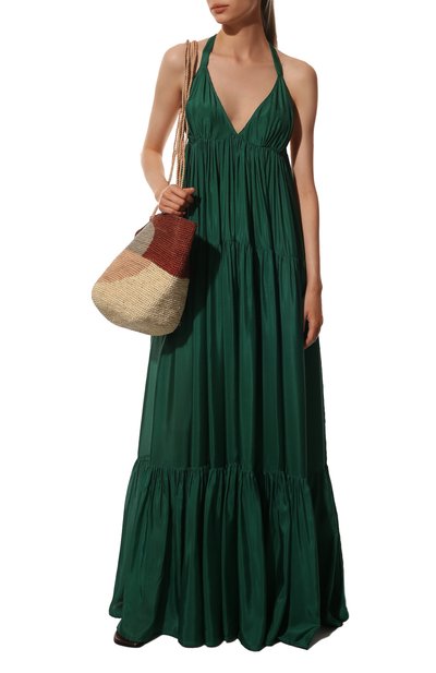 Шелковое платье KALITA, арт. ATLAS MAXI DRESS, фото 2