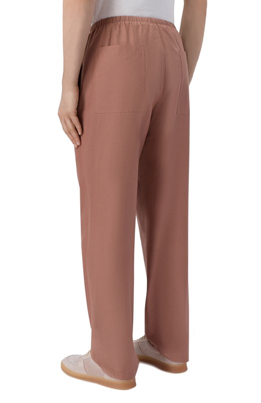 Брюки из хлопка и шелка 12 STOREEZ 137158 Красный  137158 Фото 4