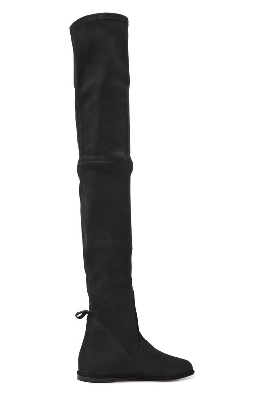 Замшевые ботфорты Kiton D60833K0520H04 Чёрный  D60833K0520H04 Фото 5