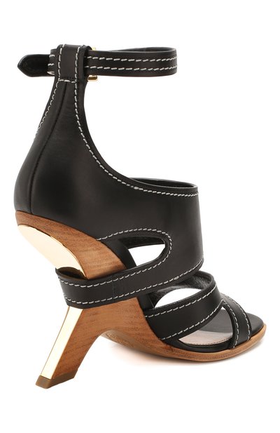 Кожаные босоножки ALEXANDER MCQUEEN, арт. 621839/WHXZ7, фото 4