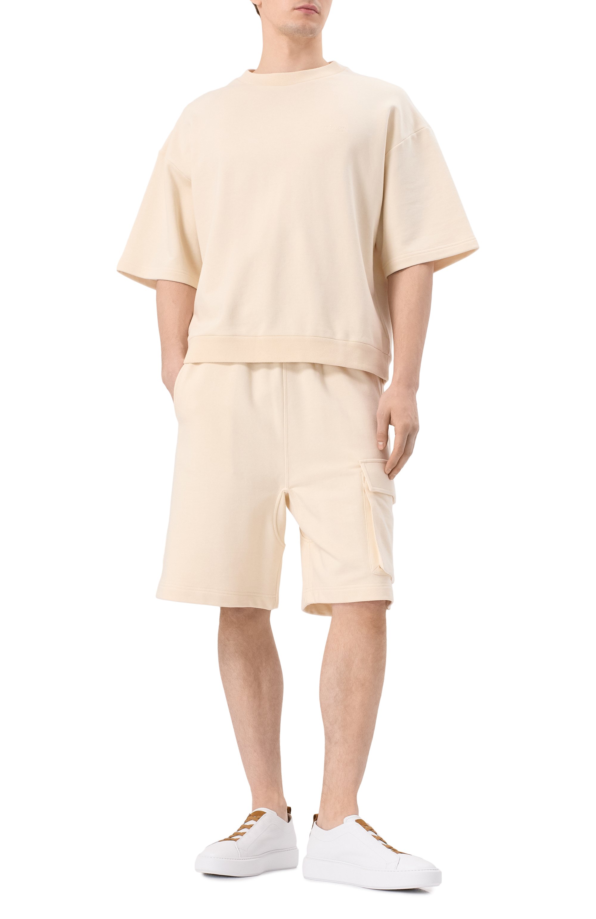 Футболка из хлопка и шелка KITON, арт. UMM063108, фото 2