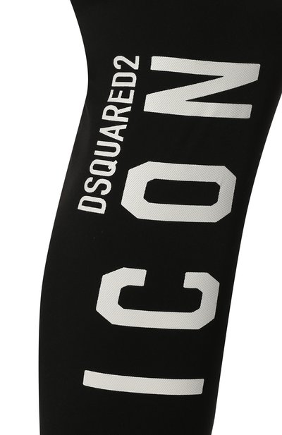 Легинсы со штрипками DSQUARED2 черного цвета по цене 32050 руб., арт. S80KA0025/S54164, фото 5 Легинсы со штрипками DSQUARED2, арт. S80KA0025/S54164, фото 5