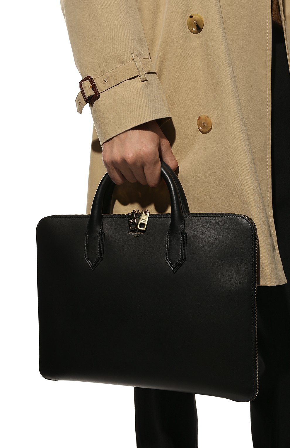 Кожаная сумка для ноутбука monreale DOLCE & GABBANA, арт. BM1710/AC954, фото 2