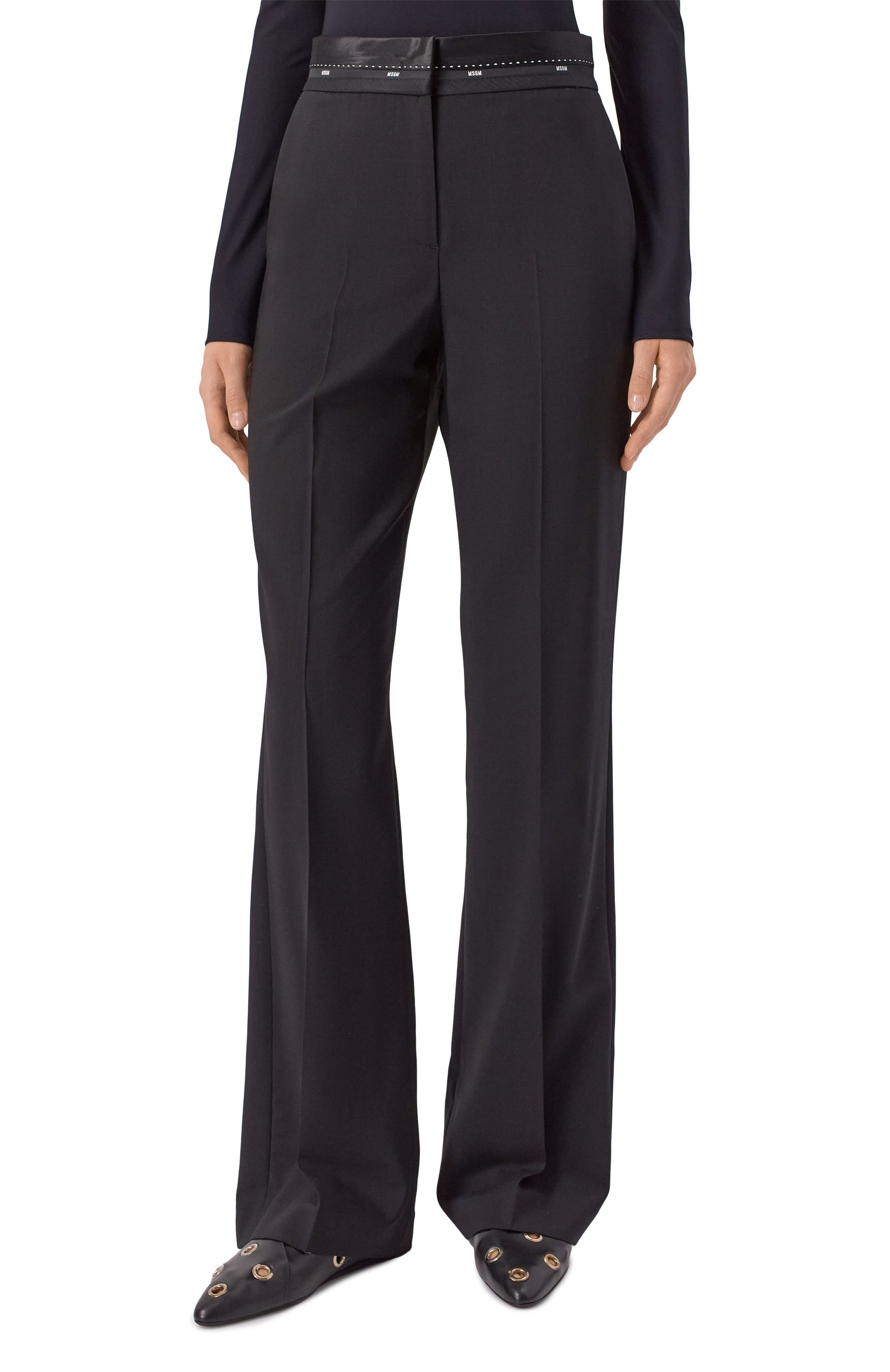 Шерстяные брюки MSGM, арт. 3941MDP05/257605, фото 3