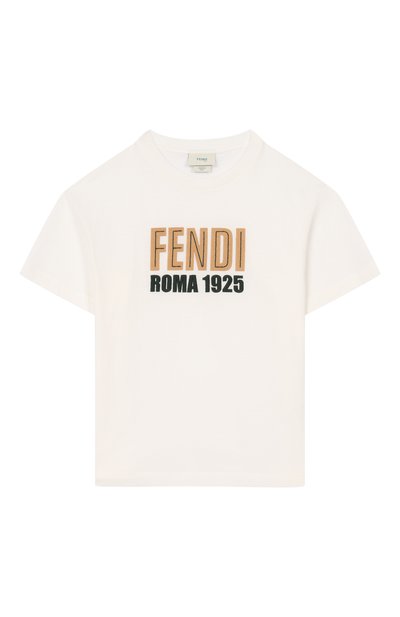Хлопковая футболка FENDI, арт. JUI204/7AJ/8A-12+