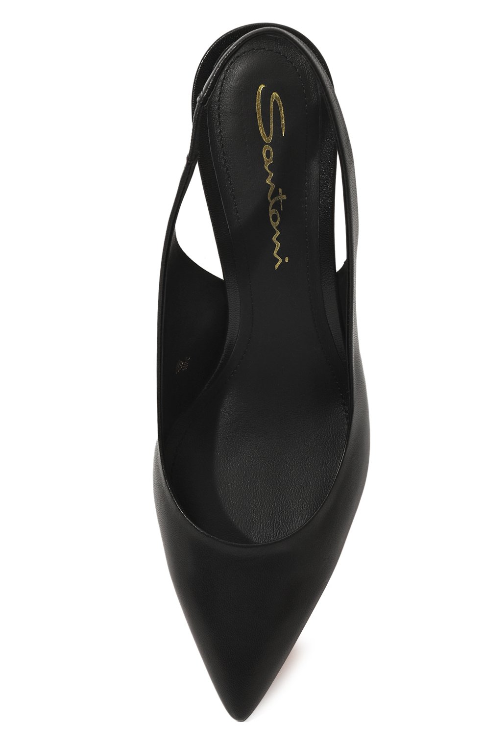 Кожаные туфли SANTONI черного цвета по цене 68600 руб., арт. WDFQ70943HI2TSW0N01, фото 6 Кожаные туфли SANTONI, арт. WDFQ70943HI2TSW0N01, фото 6