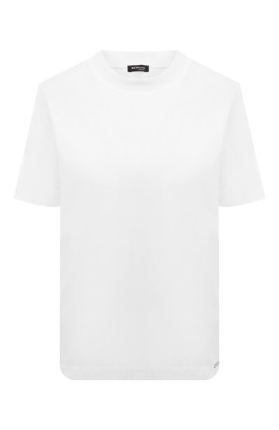 Женская хлопковая футболка KITON, арт. D53450H08051