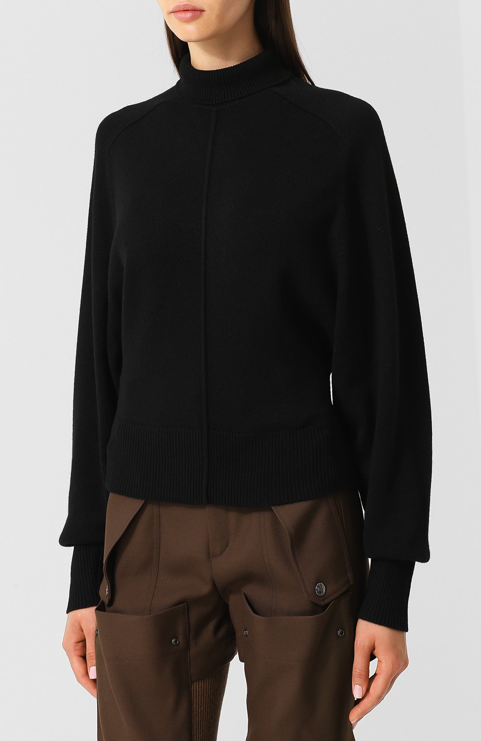 Кашемировый пуловер с высоким воротником CHLOÉ, арт. CHC18WMP51500, фото 3