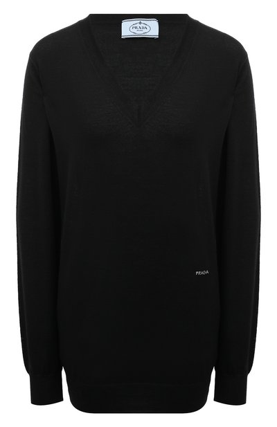 Женский кашемировый пуловер PRADA, арт. P24I1I-1N2W-F0002-212