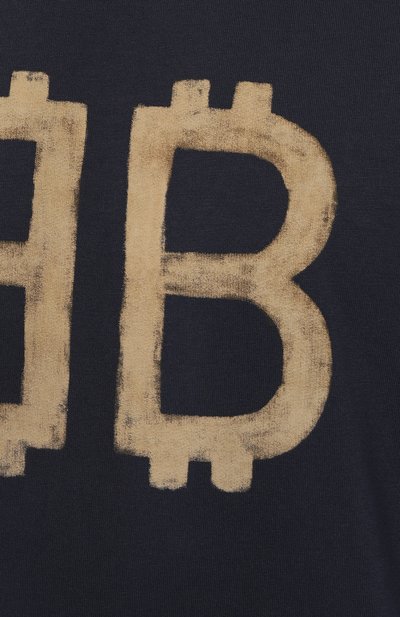 Хлопковая футболка BALENCIAGA, арт. 739028/T0VU6, фото 5