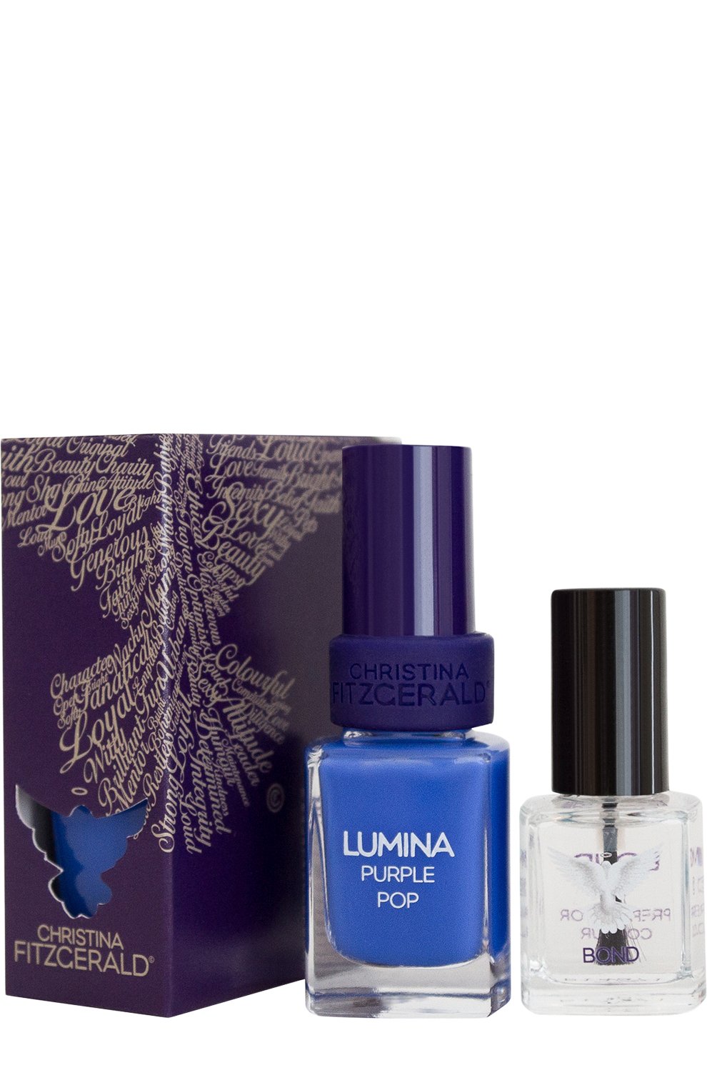 Лак для ногтей \королевский синий\" lumina purple pop + bond (12+9ml)" CHRISTINA FITZGERALD, арт. 9333381004628, фото 1
