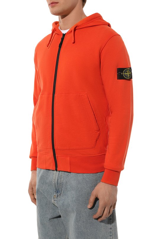 фото Хлопковая толстовка stone island