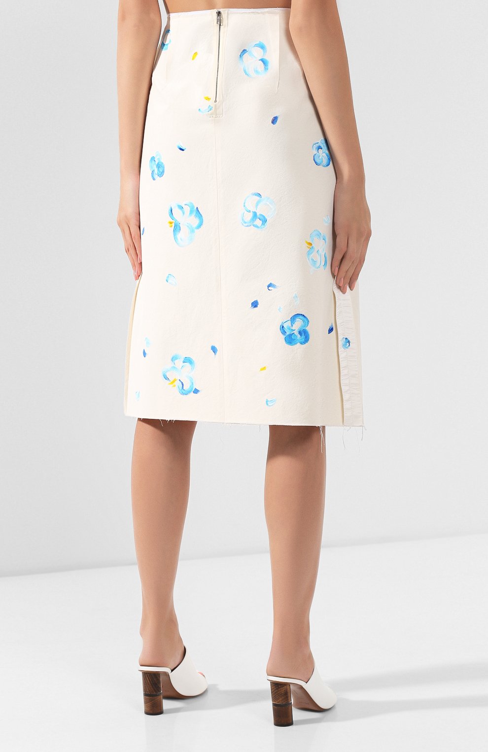 Юбка из смеси хлопка и вискозы MARNI, арт. G0MA0123M2/SCP88, фото 4