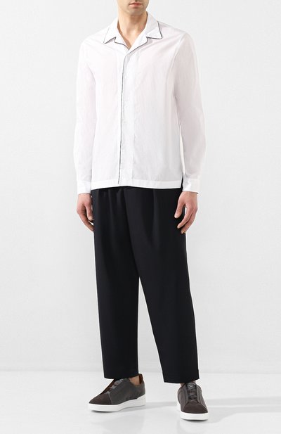 Хлопковая рубашка GIORGIO ARMANI, арт. 0SGCCZ29/TZ567, фото 2