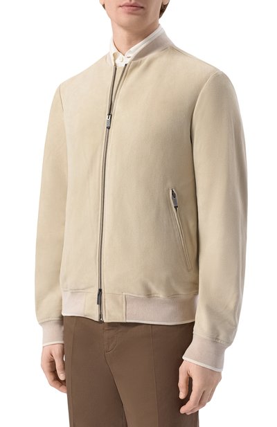 Замшевый бомбер PAUL&SHARK, арт. 26412484_001, фото 3