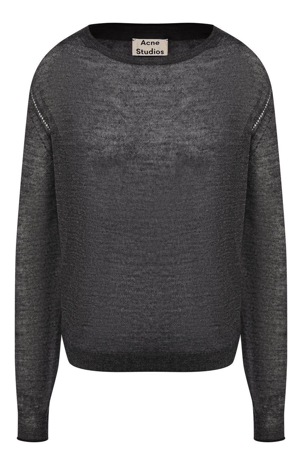 Пуловер ACNE STUDIOS серого цвета по цене 37450 руб., арт. A60055, фото 1 Пуловер ACNE STUDIOS, арт. A60055, фото 1