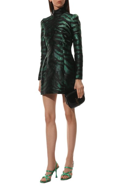 Платье DOLCE & GABBANA зеленого цвета по цене 212000 руб., арт. F6ADDT/FJ0DB, фото 2 Платье DOLCE & GABBANA, арт. F6ADDT/FJ0DB, фото 2