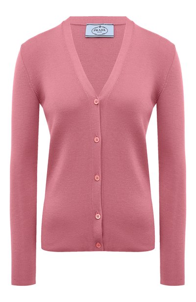 Женский кардиган из кашемира и шелка PRADA, арт. 25437-40J-F0410