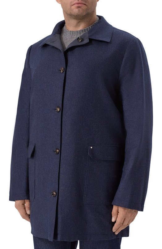 Двусторонний плащ Stefano Ricci MDJ5300200/PL001H/60 Синий  MDJ5300200/PL001H/60 Фото 6