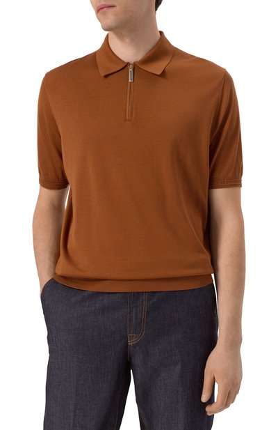 Шелковое поло STEFANO RICCI, арт. K616215P31/F24101, фото 3