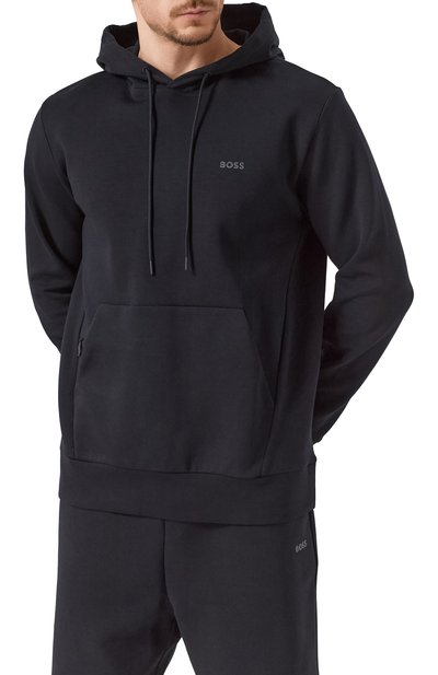 Хлопковое худи BOSS GREEN, арт. 50506130, фото 3