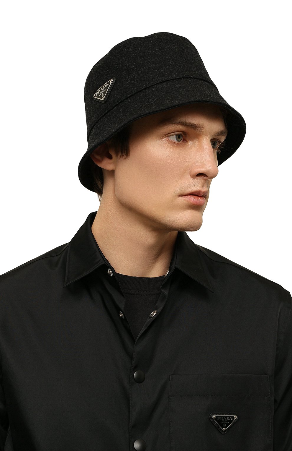 Шерстяная панама PRADA, арт. 2HC137-1UMT-F0308, фото 2