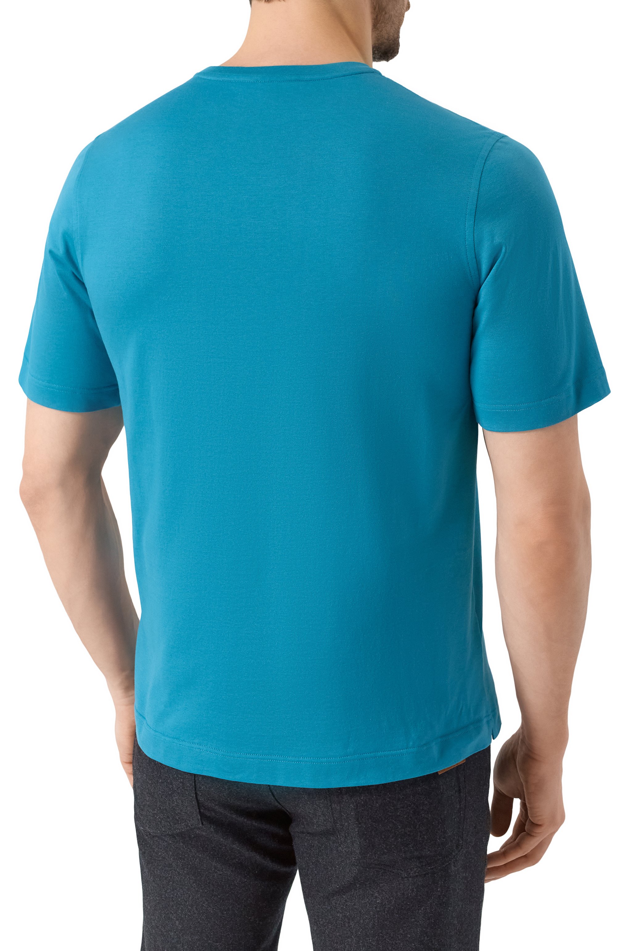 Хлопковая футболка ZILLI, арт. TSR02AM0100VLE000, фото 4