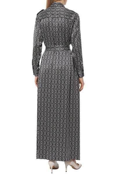 Атласное платье KITON, арт. D47H321K0978C_D47T321K0978C_D47Z321K0978C, фото 4