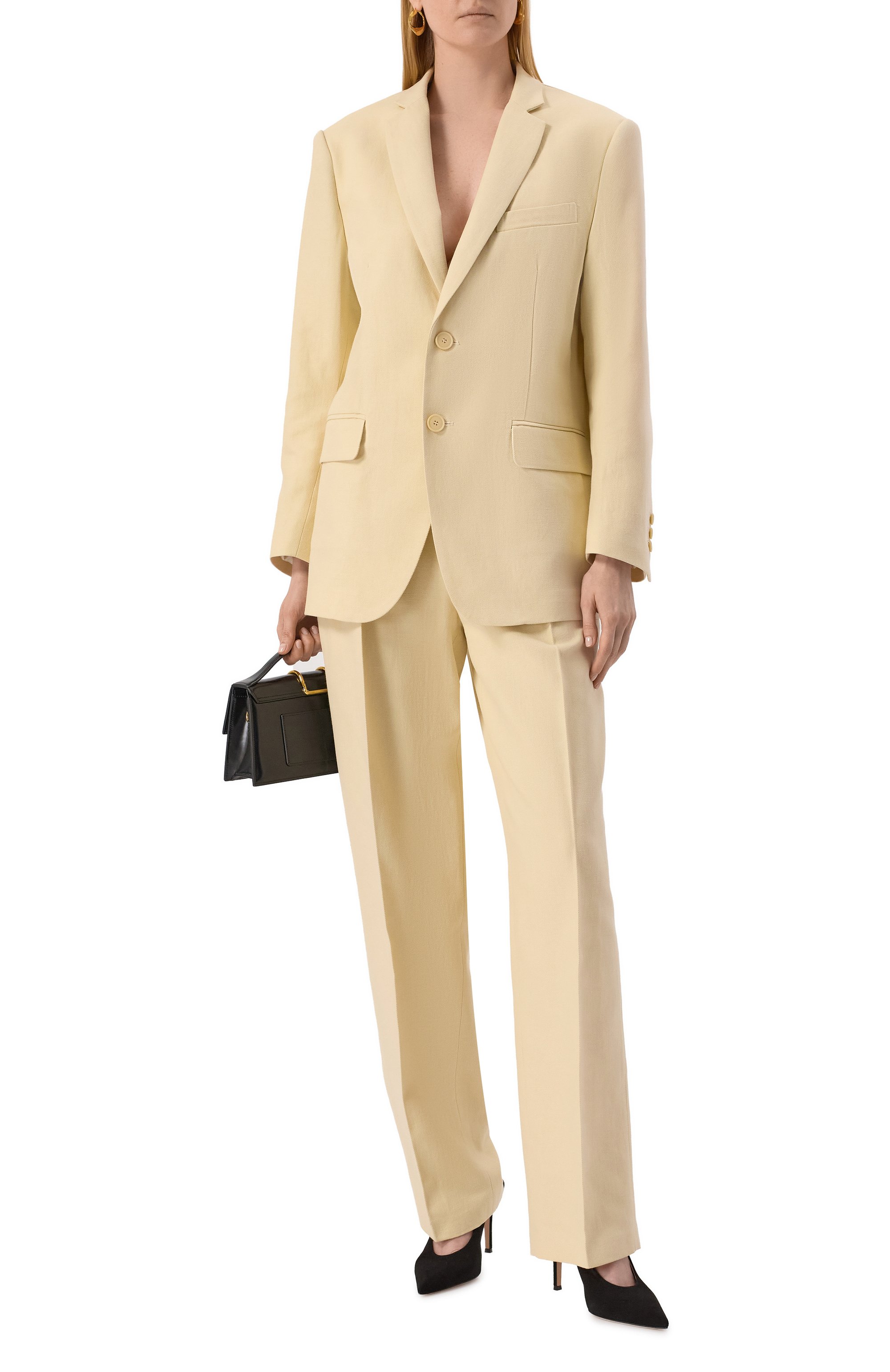 Брюки из хлопка и льна TWINSET, арт. 251TP2763, фото 2