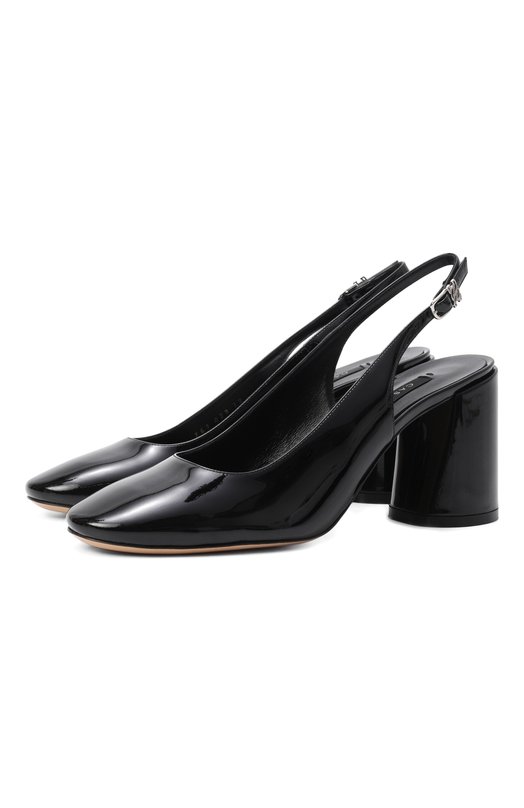 Лакированные туфли Cleo 80 Casadei 1G679B0801/TIFFA Чёрный 1G679B0801/TIFFA