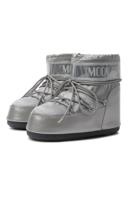 Текстильные полусапоги Icon Low Glance Moon Boot 80D1409350 Серебряный 80D1409350