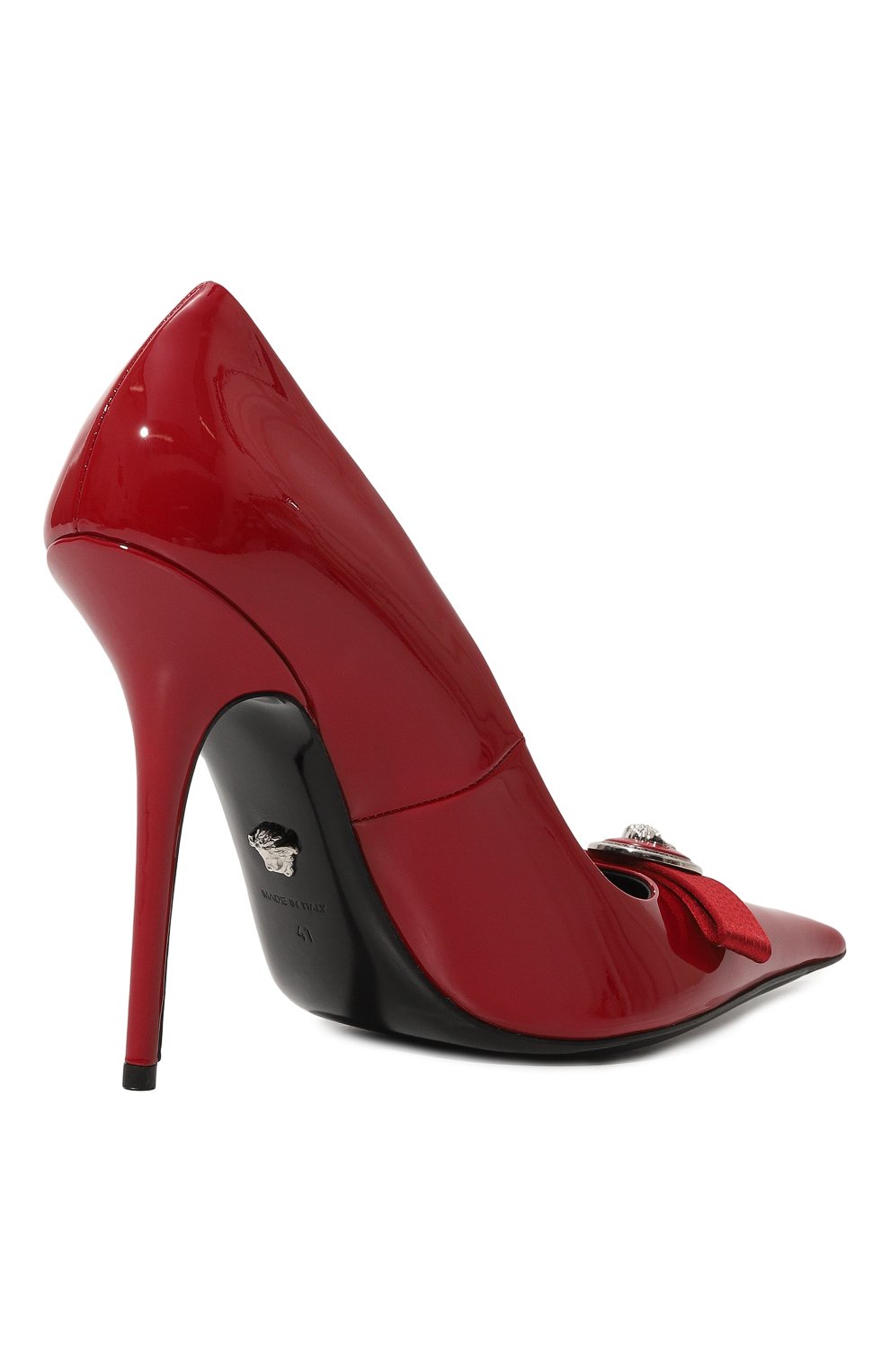 Кожаные туфли gianni ribbon 110 VERSACE, арт. 1012494/1A08983, фото 5