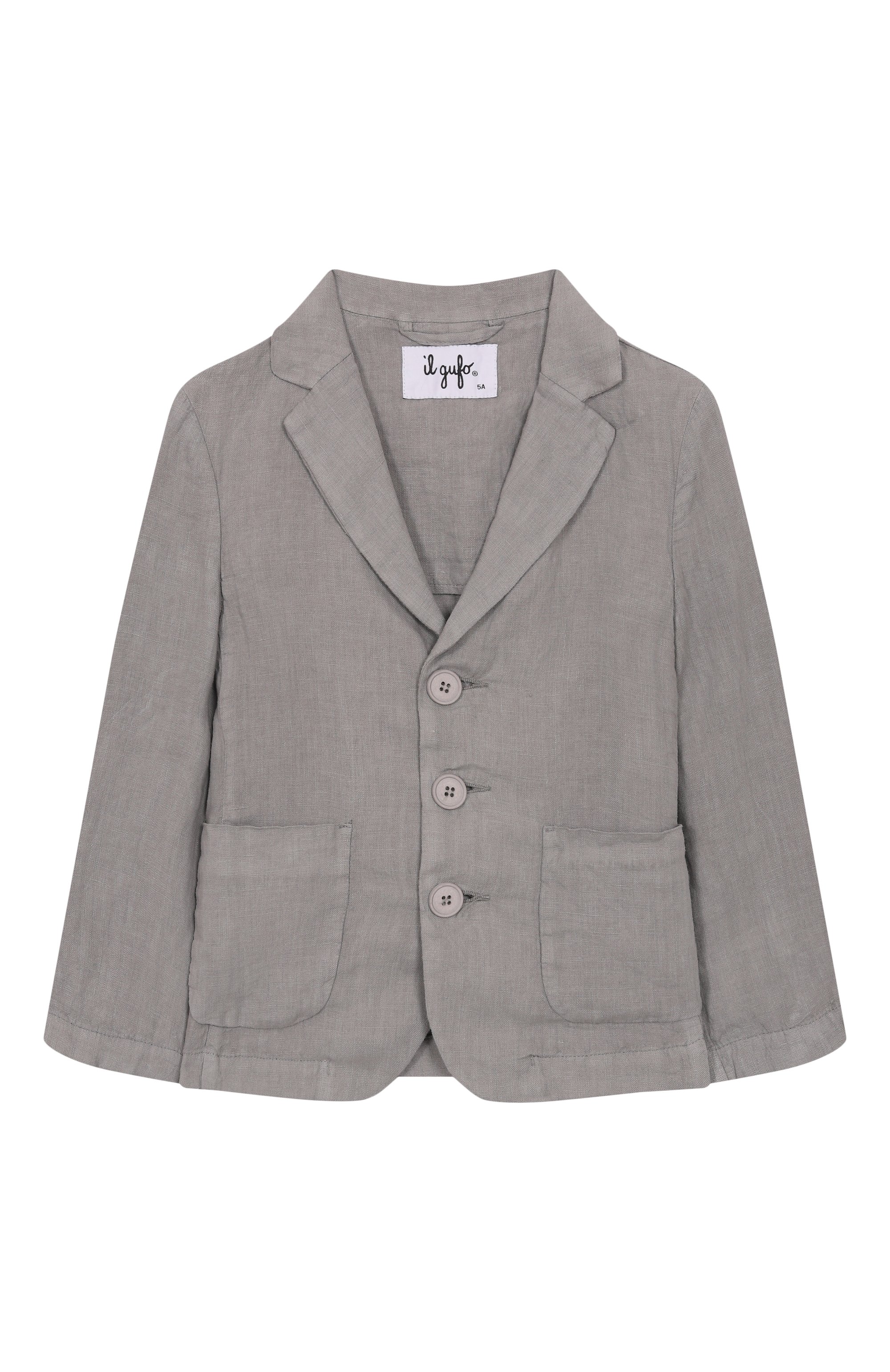 Льняной пиджак IL GUFO, арт. P25GB039L6009/5A-8A, фото 1