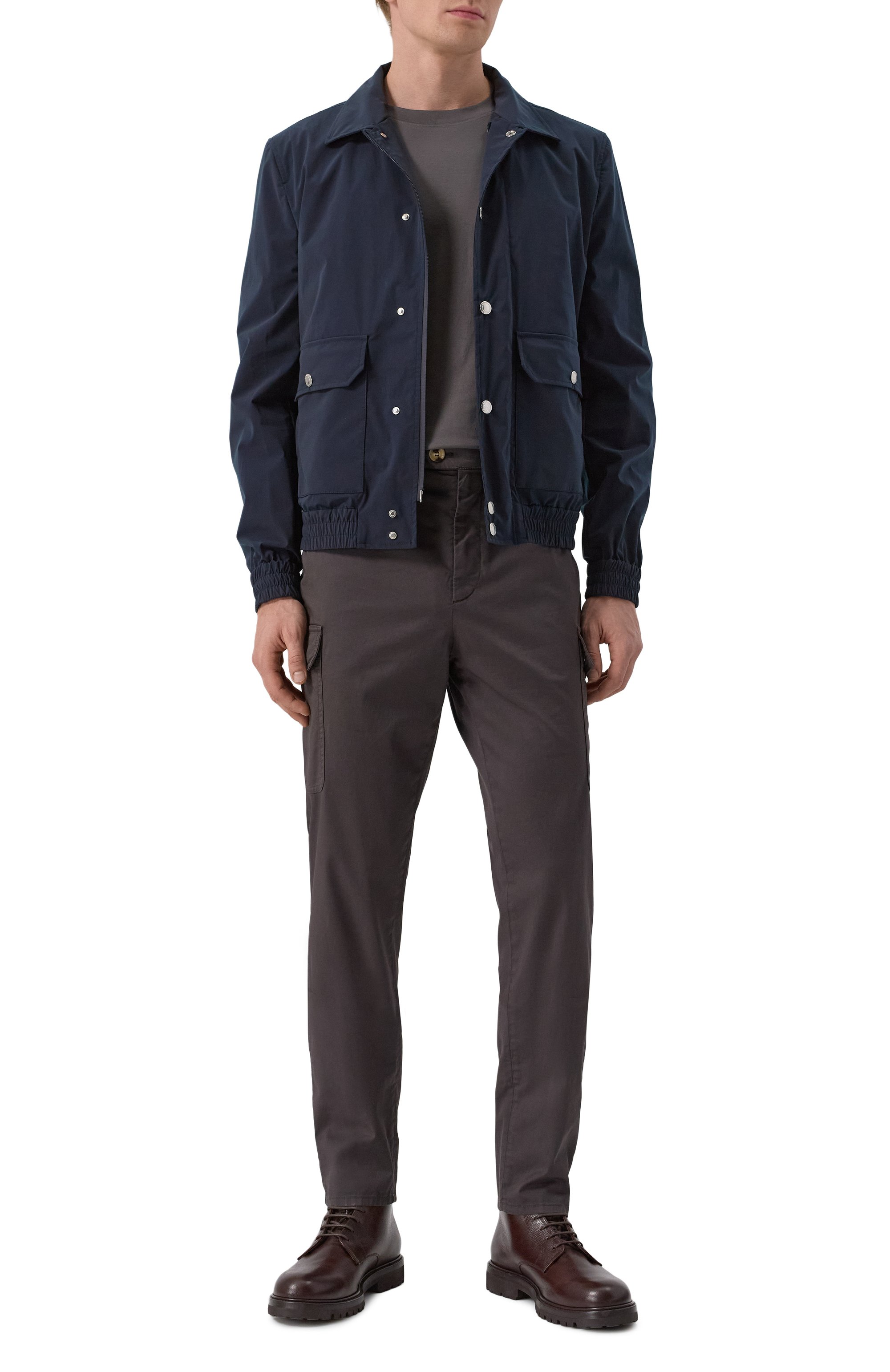 Хлопковые брюки-карго BRUNELLO CUCINELLI, арт. M289LE1890, фото 2