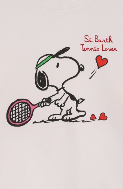 Хлопковый свитшот MC2 SAINT BARTH молочного цвета по цене 18300 руб., арт. STBK BRI0NY/00044H, фото 3 Хлопковый свитшот MC2 SAINT BARTH, арт. STBK BRI0NY/00044H, фото 3