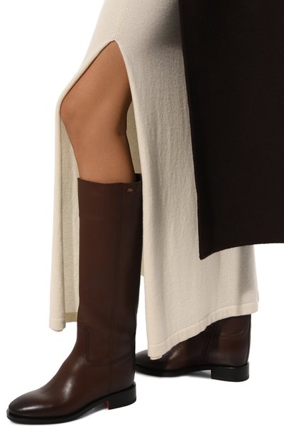 Кожаные сапоги SANTONI, арт. WSHG58900BJ2NLGA, фото 3