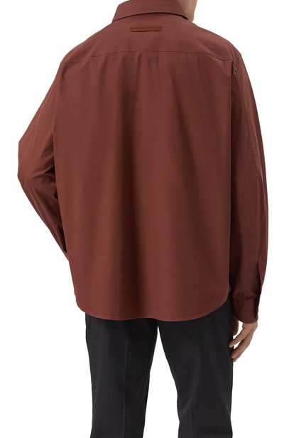 Хлопковая рубашка ZEGNA, арт. S0T8B/UFV16A9, фото 4