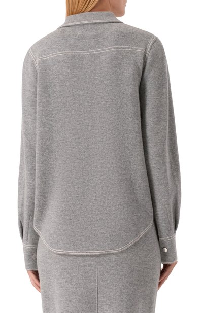 Рубашка из шерсти и кашемира ALLUDE, арт. 255/17711, фото 4