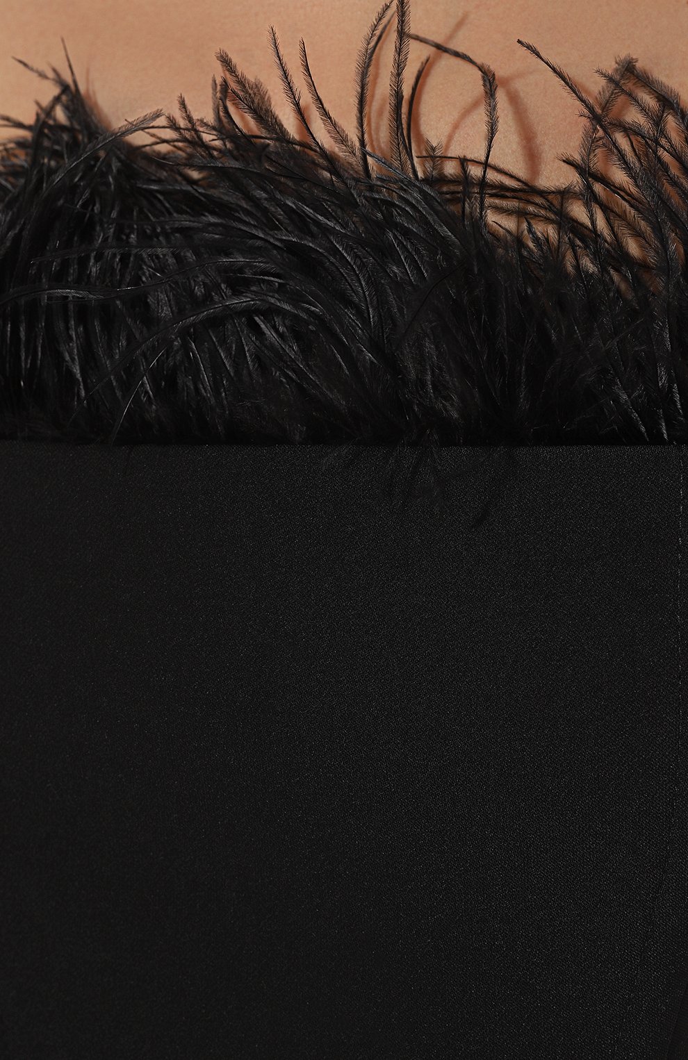 Корсет с отделкой перьями PATRIZIA PEPE черного цвета по цене 38800 руб., арт. 8C0661_A6F5, фото 5 Корсет с отделкой перьями PATRIZIA PEPE, арт. 8C0661_A6F5, фото 5