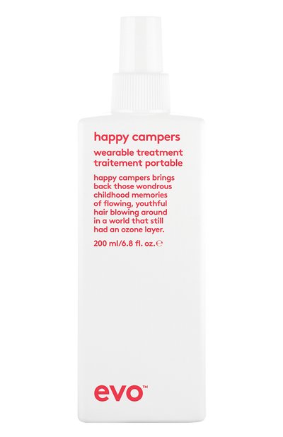 Женского интенсивно увлажняющий несмываемый уход за волосами happy campers (200ml) EVO, арт. 9349769009550